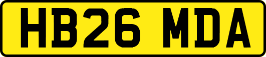 HB26MDA