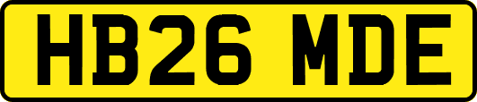 HB26MDE