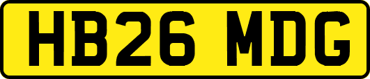 HB26MDG