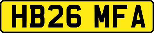 HB26MFA