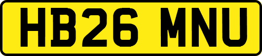 HB26MNU