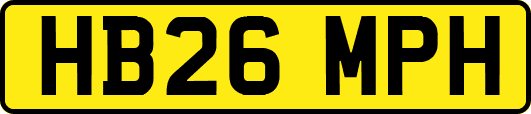HB26MPH
