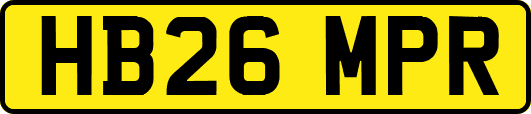 HB26MPR
