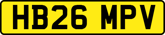 HB26MPV