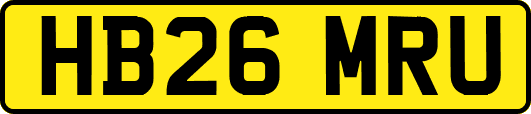 HB26MRU