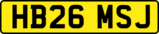HB26MSJ