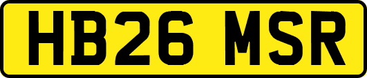 HB26MSR