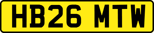 HB26MTW