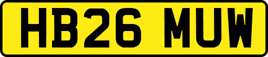 HB26MUW