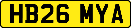HB26MYA