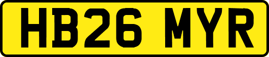 HB26MYR
