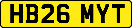 HB26MYT