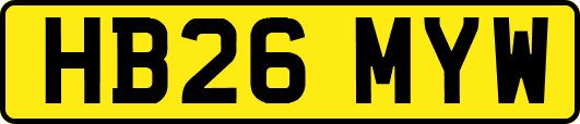 HB26MYW