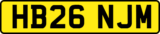HB26NJM