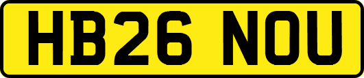 HB26NOU