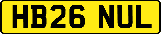 HB26NUL