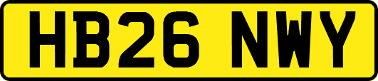 HB26NWY