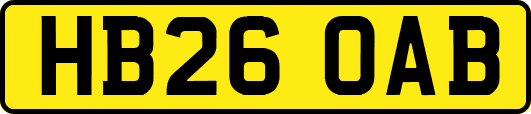 HB26OAB