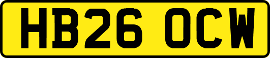 HB26OCW