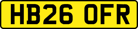 HB26OFR