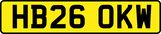 HB26OKW
