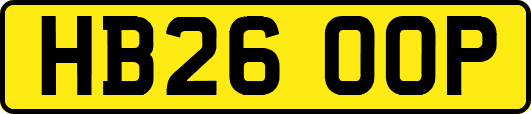 HB26OOP