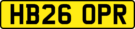 HB26OPR