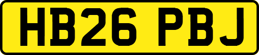 HB26PBJ