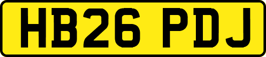 HB26PDJ