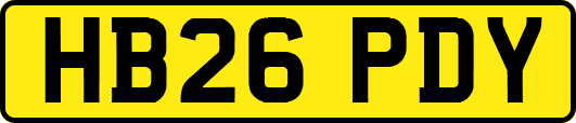 HB26PDY