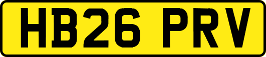 HB26PRV
