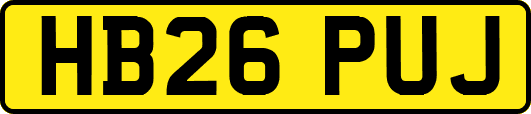 HB26PUJ