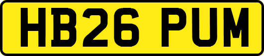 HB26PUM