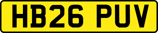 HB26PUV