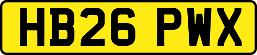 HB26PWX