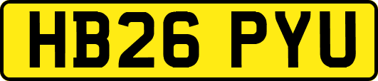 HB26PYU