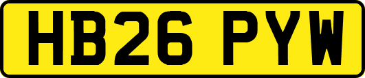 HB26PYW