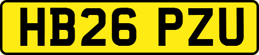 HB26PZU