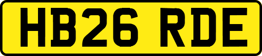 HB26RDE