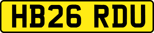 HB26RDU