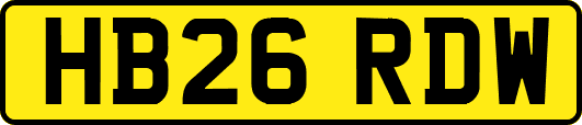 HB26RDW