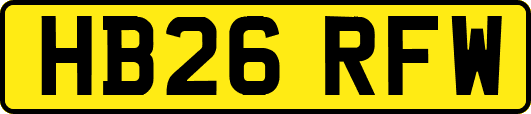 HB26RFW