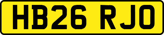 HB26RJO