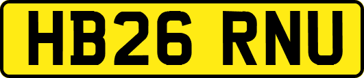 HB26RNU