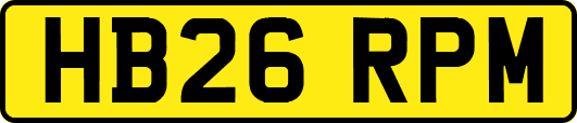 HB26RPM