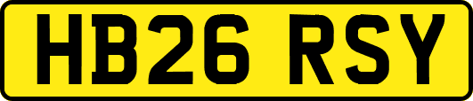 HB26RSY