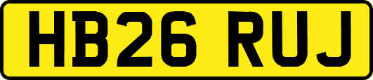 HB26RUJ