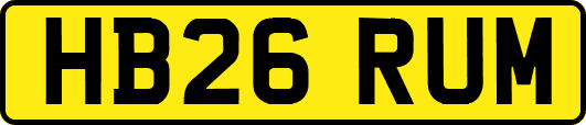 HB26RUM
