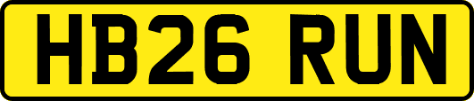 HB26RUN