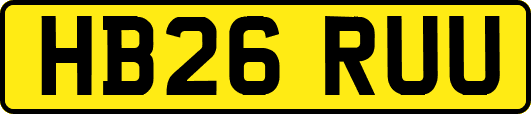 HB26RUU